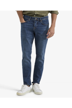 Donkerblauwe jeans Heren