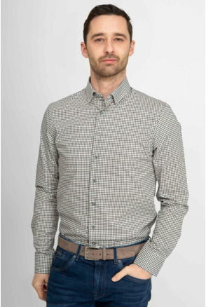 Suitable Overhemd Print Groen