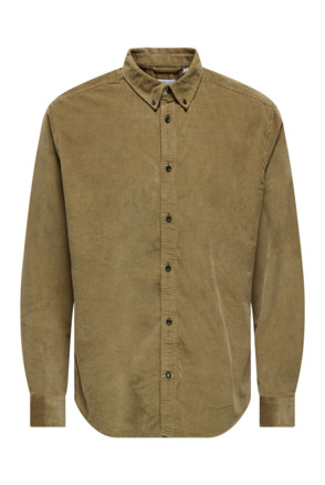 Regular Fit Overhemdkraag Lange Mouwen (L/M) Heren