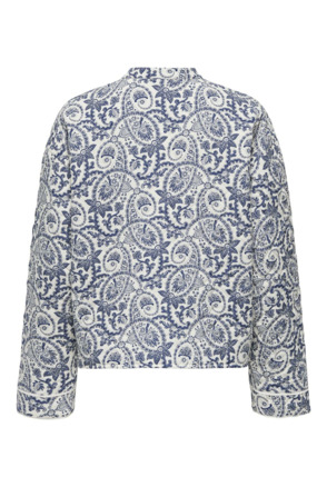 O-Neck Long Sleeves (L/S) Gewatteerd kort jasje