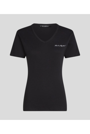ESSENTIAL RIB V-NECK T-SHIRT