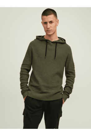 JCOCLASSIC WAFFLE KNIT HOOD SN