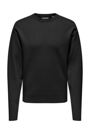 Relaxed Fit Crew Neck Lange Mouwen (L/M) Heren