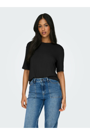 JDYMILA S/S O-NECK TOP JRS