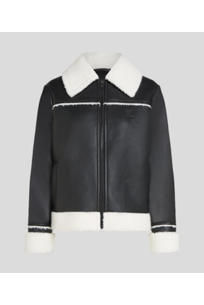 FAUX SHEARLING JACKET