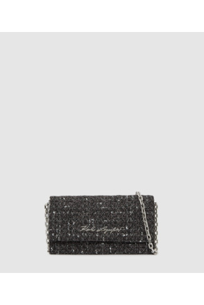 K/KURL BOUCLE WALLET ON CHAIN