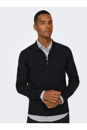 Polo met lange mouwen (L/S) met normale pasvorm Heren