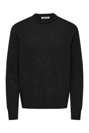 Relaxed Fit Crew Neck Lange Mouwen (L/M) Heren