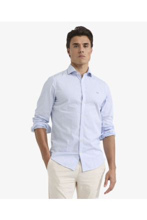 Stripe Shirt 100% Cotton Heren
