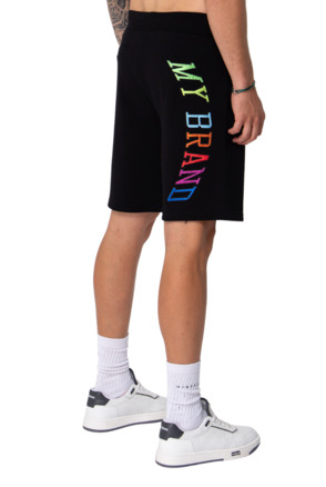 MY BRAND RAINBOW COLLEGE SHORTS