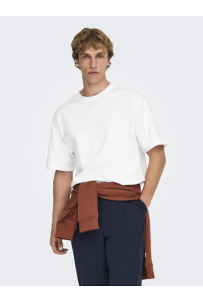 Relaxed Fit O-Hals Korte Mouwen (K/M) Heren