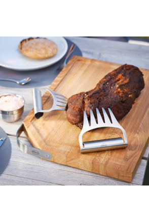 Pulled-pork forks Stainless steel 2-delig