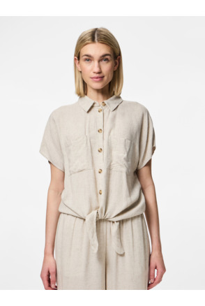 PCPIA SS TIE SHIRT WVN NOOS