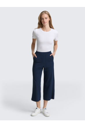 Culottes met crêpestructuur