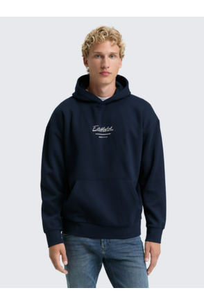 Relaxed fit hoodie met print