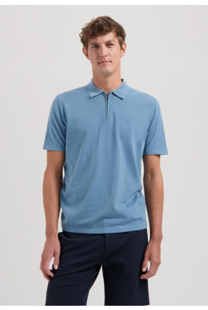Dstrezzed Heren Korte Mouw Trui Zip Polo Dorian