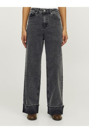 JXTOKYO WIDE FOLD HW JEANS DNM LN