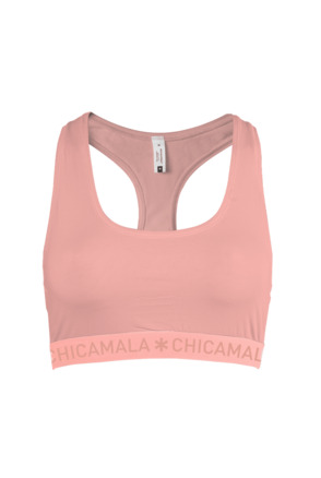 Dames racerback effen Pastelc