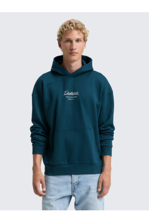 Relaxed fit hoodie met print