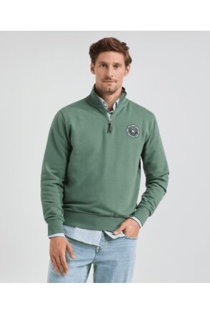 Zip Mock Sweatshirt