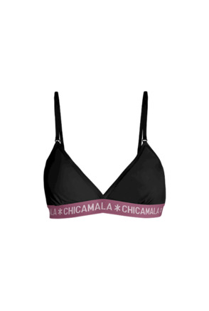 Dames 1-pack driehoek Effen Black