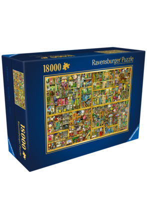 Ravensburger puzzel Colin Thompson Magical bookcase - Legpuzzel - 18000 stukjes