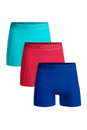 Heren 3-pack Boxershorts Microvezel Blue/Red/Green