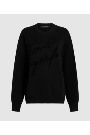 INTARSIA SGNTR SWEATER