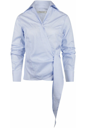 Steppin' Out Wikkel Blouse Julia Streep Lichtblauw