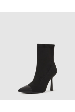 SIGNATURE KNIT ANKLE BOOTS