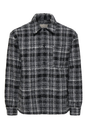 Losse pasvorm overhemdkraag lange mouwen (L/M) Heren