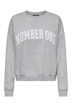 Loose Fit O-Neck Long Sleeves (L/S) Sweatshirt met print