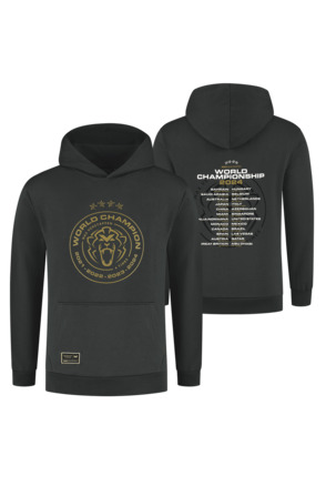 World Champion 2024 Hoodie - Charcoal - Max Verstappen