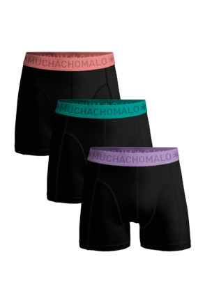 Jongens 3-Pack Boxershorts Effen Black