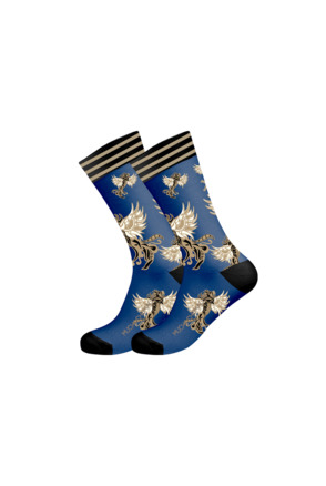 Heren 1-pack sokken Koning Maori Pattern