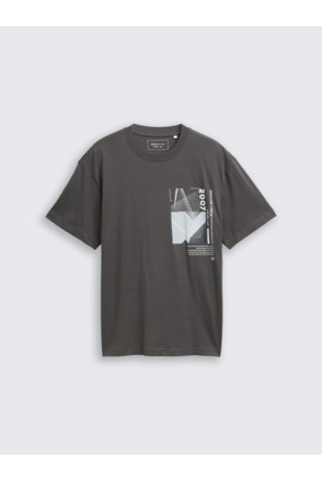 Ontspannen T-shirt met fotoprint