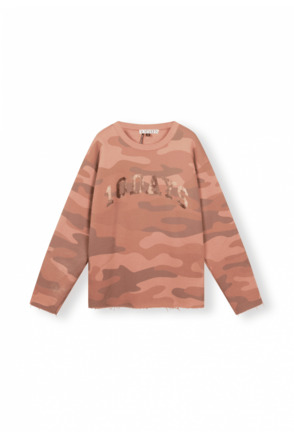 statement sweater camo