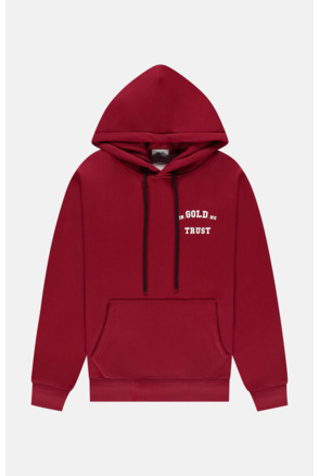 De rode hoodie Unisex