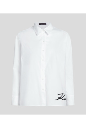 SIGNATURE EDGE POPLIN BLOUSE