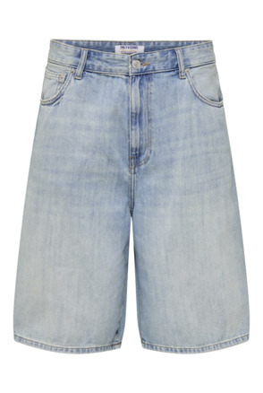 Wide Fit Denim Shorts  Heren