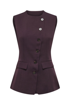 STUNOLI ASYM LONG VEST WVN