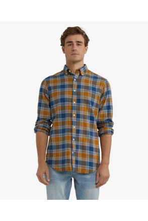 Flannel Check Shirt 100% Cotton Heren