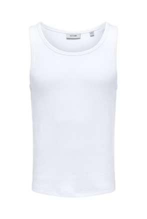 Normale pasvorm O-hals Mouwloos (S/L) Heren