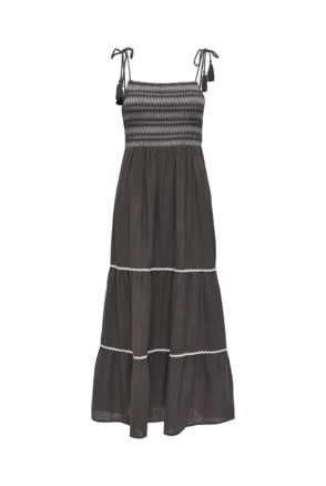 Regular Fit Square Neck Sleeveless (S/L) Zomerjurk met vierkante hals en dunne bandjes