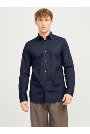 JPRBLALEEDS PRINT DOBBY L/S SHIRT L