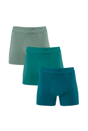 Heren 3-Pack Bamboe Boxershorts Effen