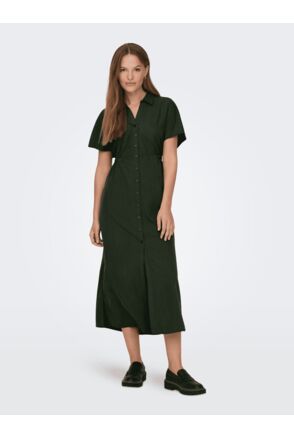 ONLELLEN S/S MIDI SHIRT DRESS PTM