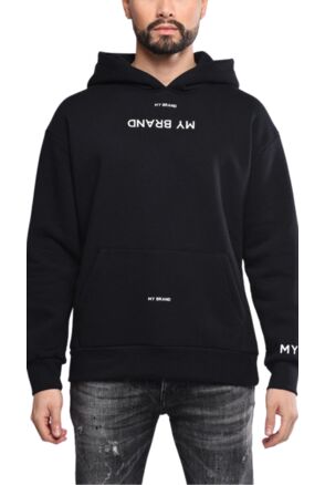 MULTIBRANDING HOODIE BL/WH