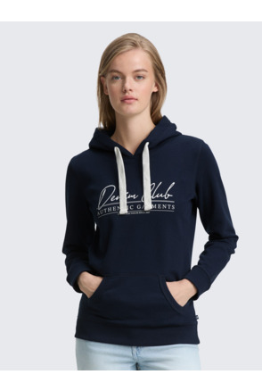 Hoodie met logo-opdruk