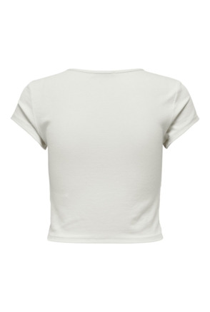 Regular Fit O-Neck Short Sleeves (S/S) T-shirt met strikdetail voor dagelijks gebruik